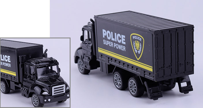 Đồ chơi mô hình xe cảnh sát Kim loại - Bộ 3 xe	